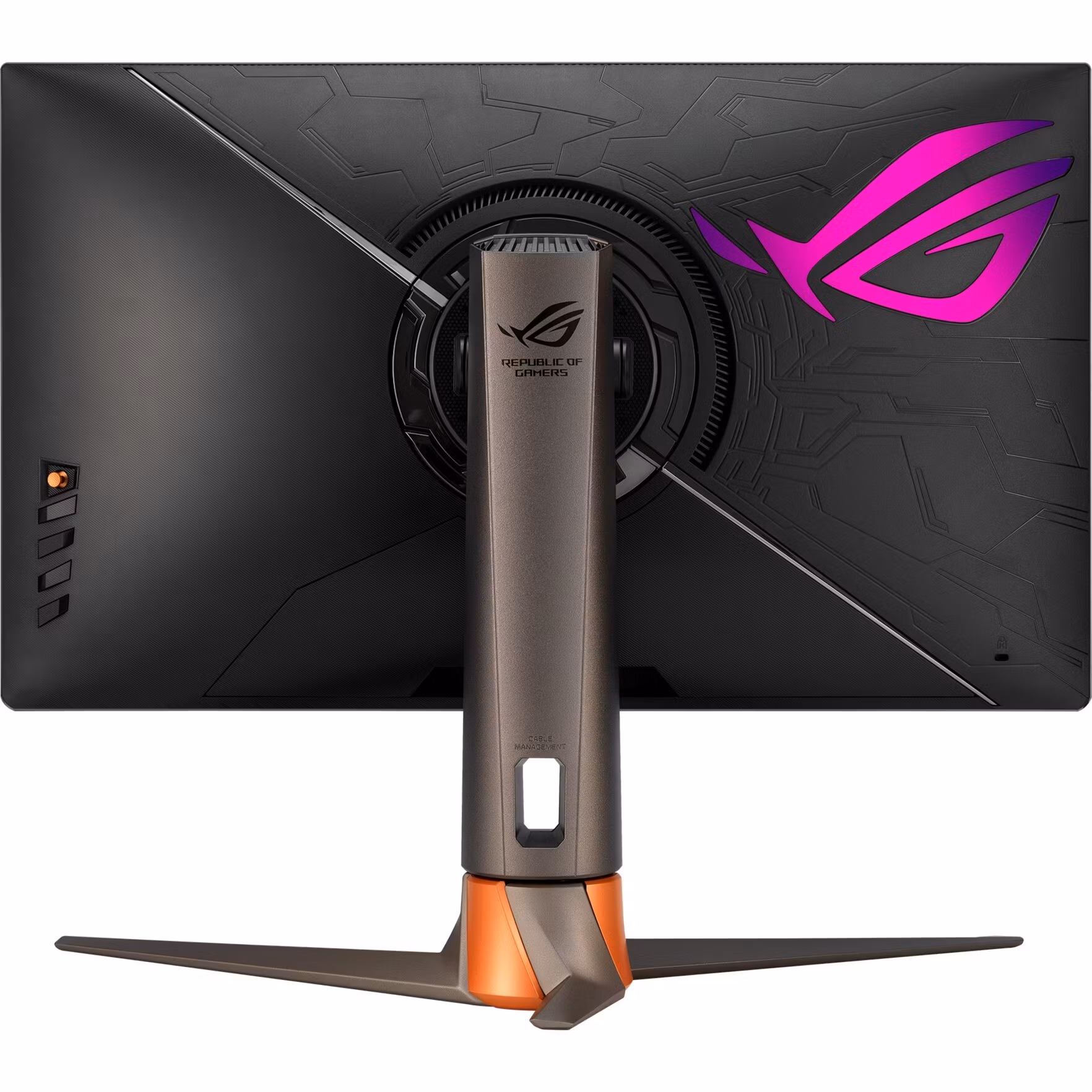 ASUS ROG Swift PG27AQN gaming monitor 27" black QHD IPS NVIDIA G-Sync HDR 360Hz panel