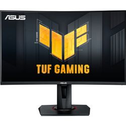 ASUS TUF Gaming VG27VQ3B, gaming monitor - 27 - black, FullHD, Fast-VA, Curved, Adaptive-Sync, 180Hz panel