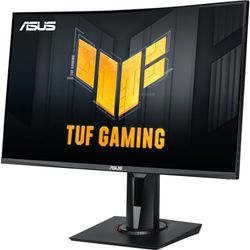 ASUS TUF Gaming VG27VQ3B, gaming monitor - 27 - black, FullHD, Fast-VA, Curved, Adaptive-Sync, 180Hz panel