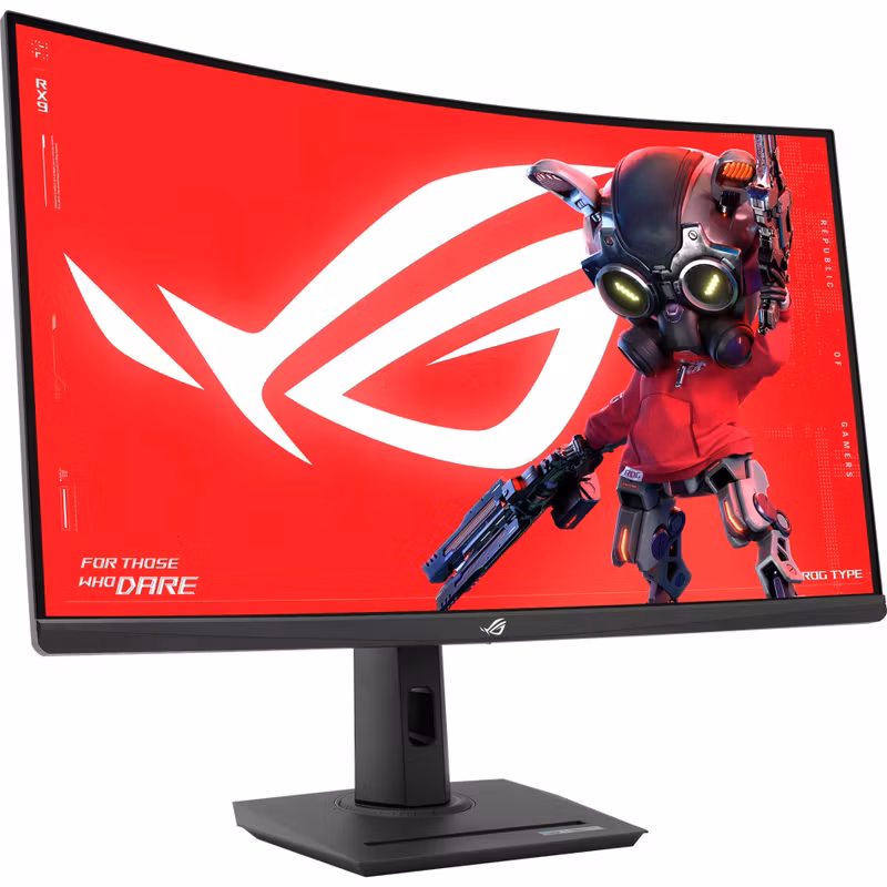 ASUS ROG Strix XG32WCS gaming monitor 31.5" black WQHD VA curved HDR 180Hz panel
