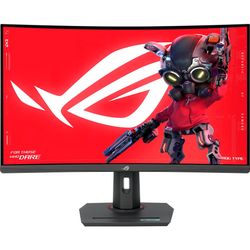 ASUS ROG Strix XG32WCMS, gaming monitor - 31.5 - black, WQHD, VA, USB-C, curved, 280Hz panel