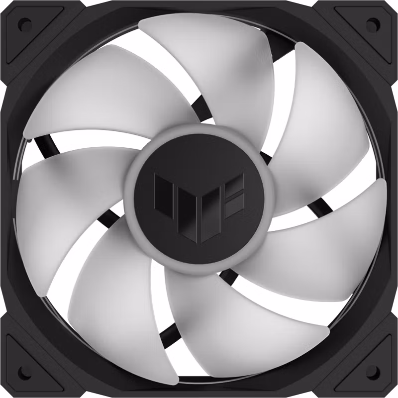 Asus TUF Gaming TR 120 ARGB PWM-fläkt, 120 mm svart/transperent