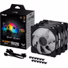 Asus TUF Gaming TR 120 ARGB PWM fläkt 120 mm Svart 3-pack