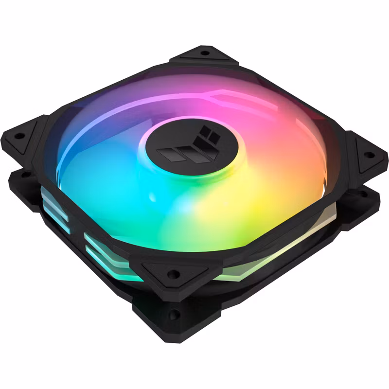 Asus TUF Gaming TR 120 ARGB PWM fläkt 120 mm Svart 3-pack