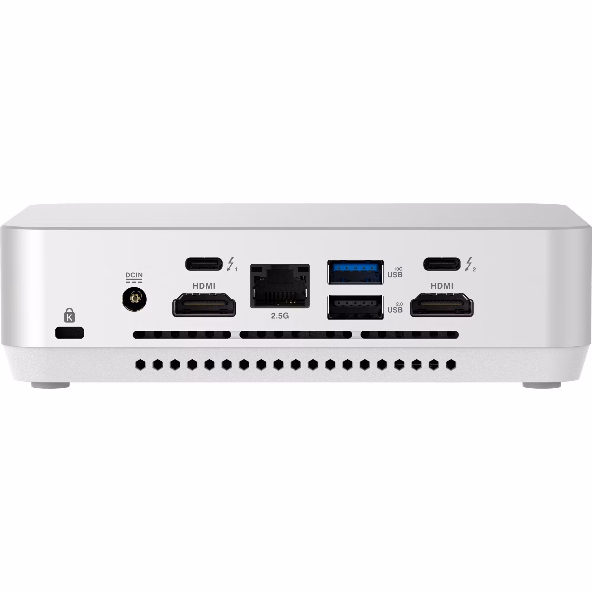 ASUS NUC 14 PRO+ mini-PC barebone Silver/vit