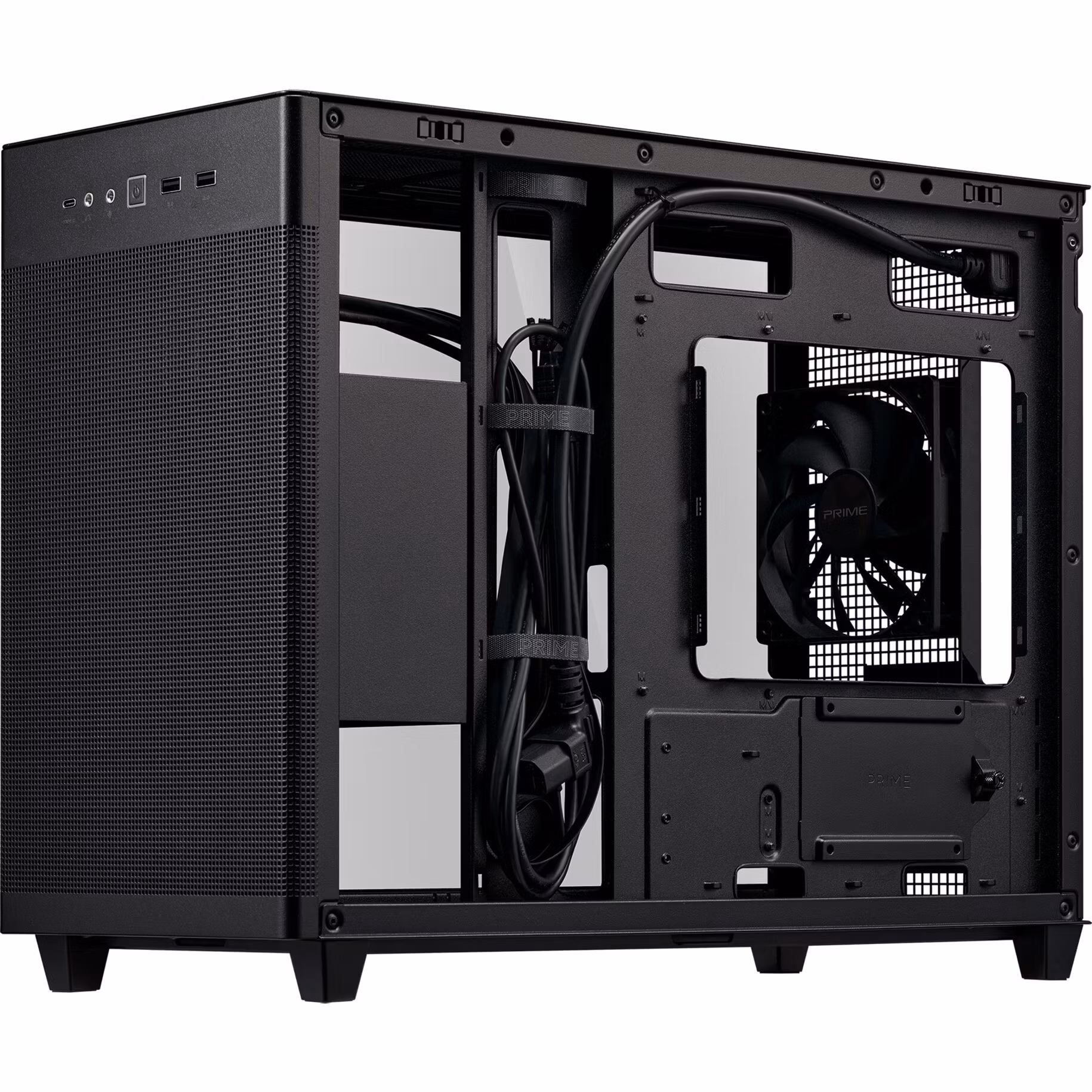 ASUS PRIME AP201 , tower case (black, tempered glass)