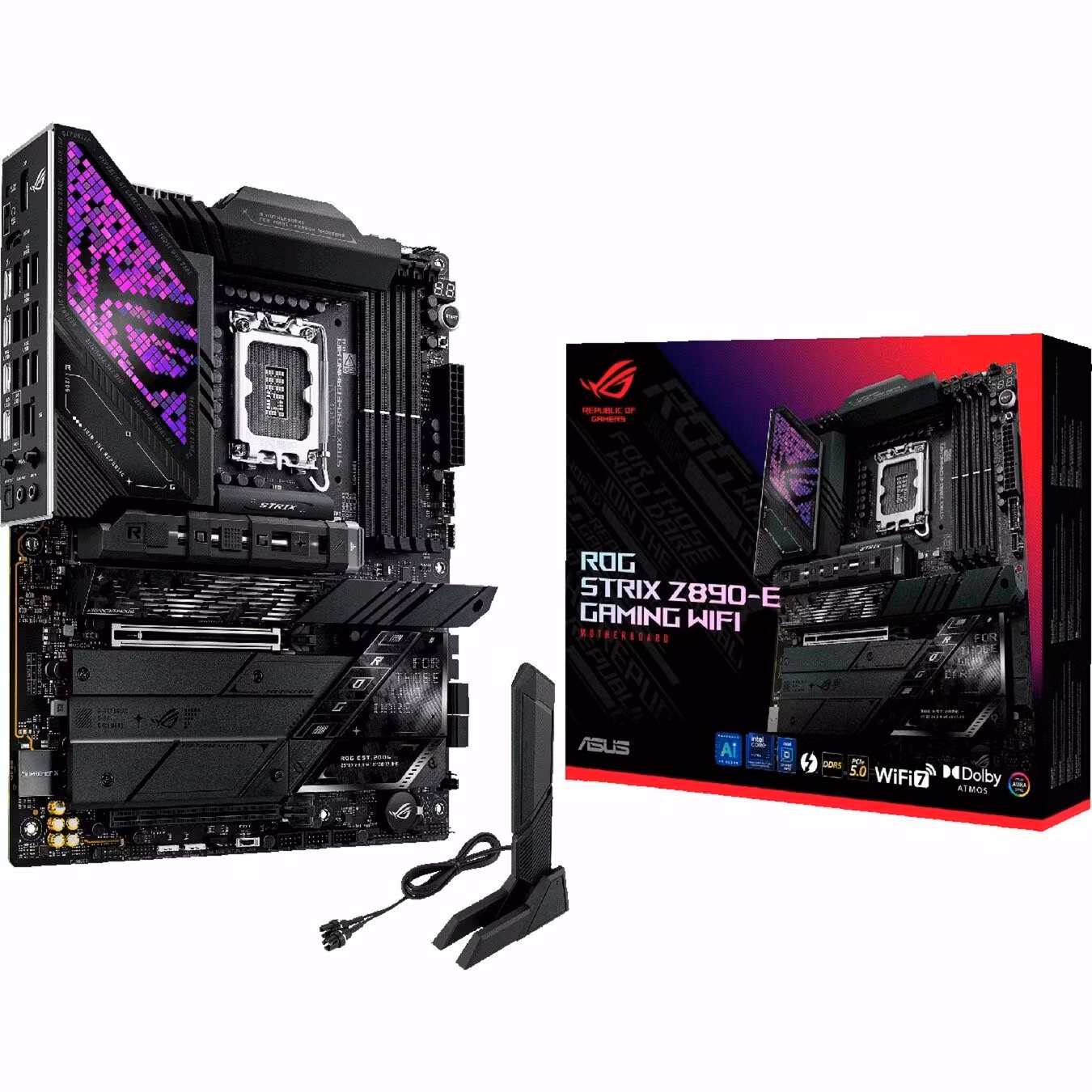ASUS ROG STRIX Z890-E GAMING WIFI - Socekt 1851 - motherboard (black)