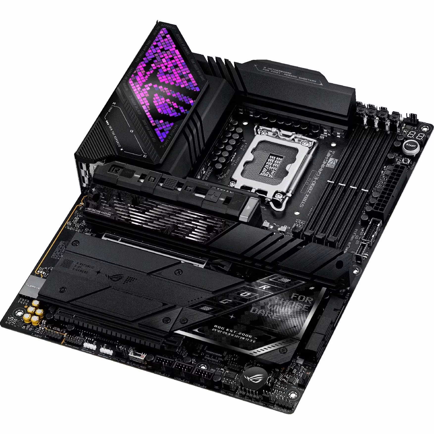 ASUS ROG STRIX Z890-E GAMING WIFI - Socekt 1851 - motherboard (black)