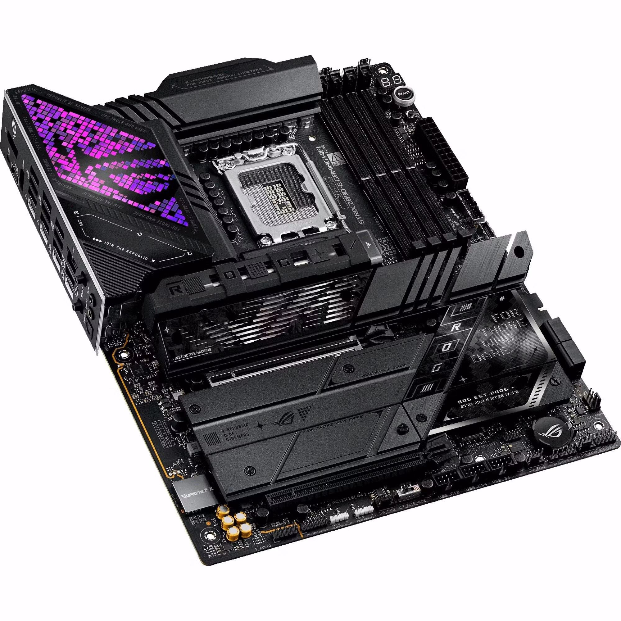 ASUS ROG STRIX Z890-E GAMING WIFI - Socekt 1851 - motherboard (black)