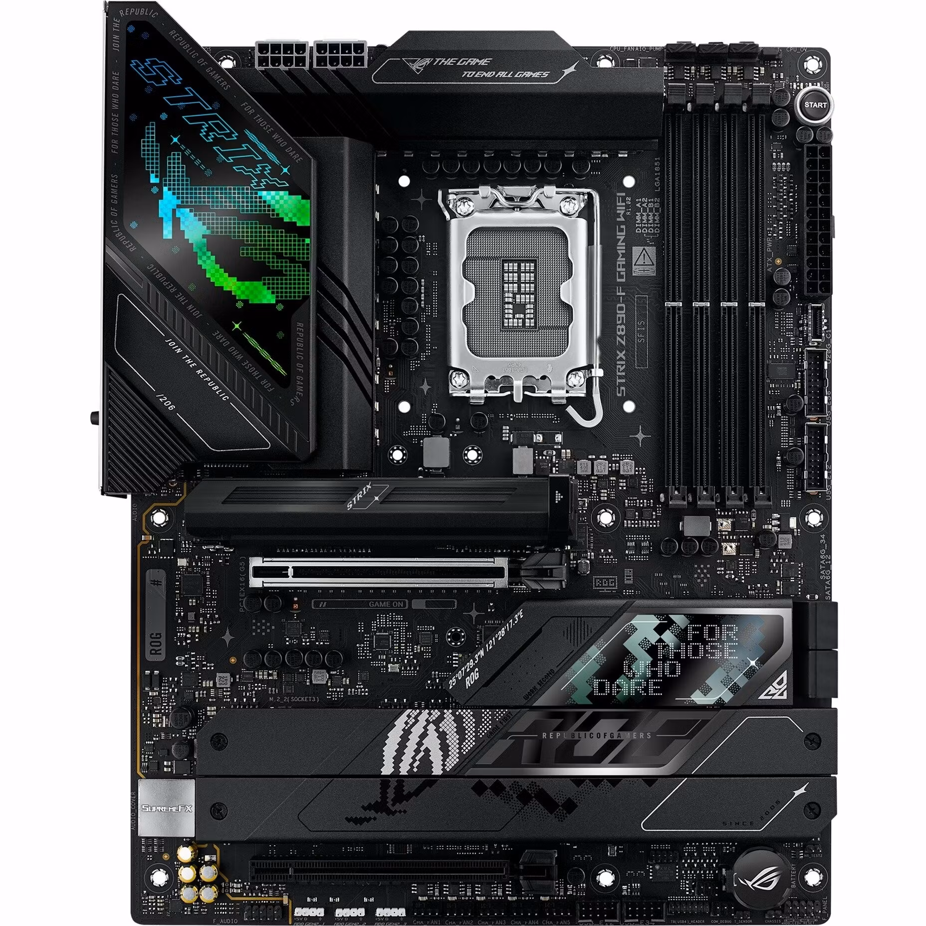 ASUS ROG STRIX Z890-F GAMING WIFI - Socekt 1851 - motherboard (black)