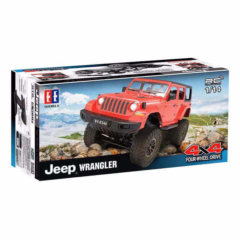 Remote-controlled car 1:14 Double Eagle (red) Jeep Crawler Pro E340-003