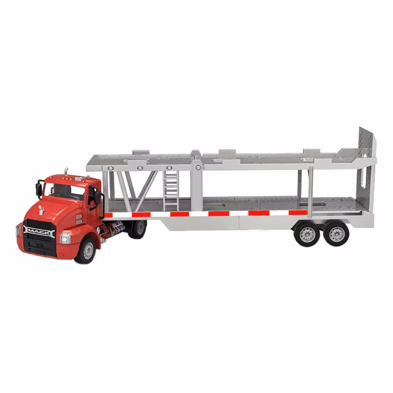 Remote-controlled truck 1:26 Double Eagle (red) (Car Transporter) E583-003