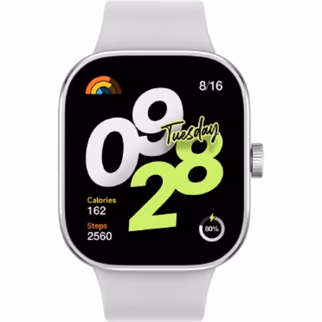 Xiaomi Redmi Watch 4, Smartwatch (silver/white)