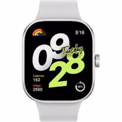 Xiaomi Redmi Watch 4, Smartwatch (silver/white)