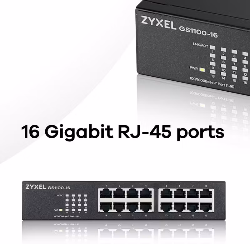 Zyxel GS1100-16 rev 3 switch