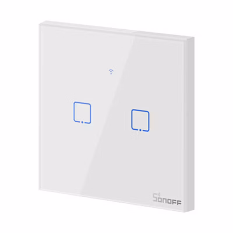 Smart Switch WiFi + RF 433 Sonoff T1 EU TX (2-channel)