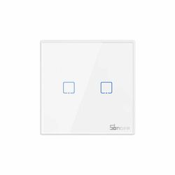 Smart Wireless Wall Switch Sonoff T2EU2C-RF 433MHz (2-channel)