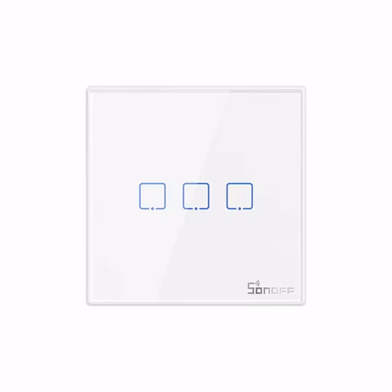 Smart Wireless Wall Switch Sonoff T2EU3C-RF 433MHz (3-channel)
