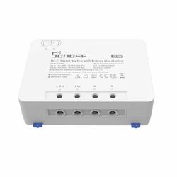 Sonoff POWR3 Smart strömställare 100-240 V 50 / 60 hz 25 A 162 mm Vit