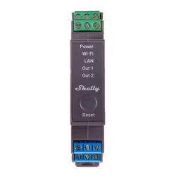 Shelly Pro 2 WiFi 2-Kanal DIN-skenrelä
