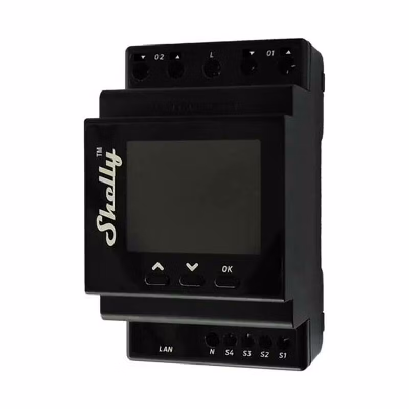 Shelly Pro Dual Cover / Shutter PM, relä