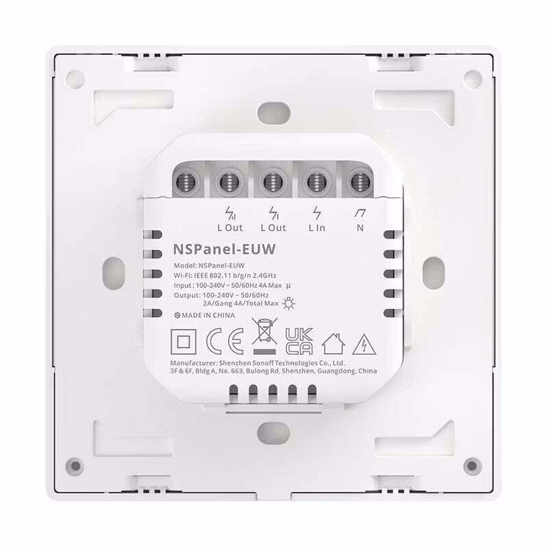 Smart Scene Wall Switch WiFi Sonoff NSPanel (white)