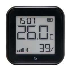 Temperature and humidity sensor WIFI Shelly H&T gen3 (black)