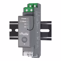 2-channel DIN rail relay Shelly Qubino Pro 2