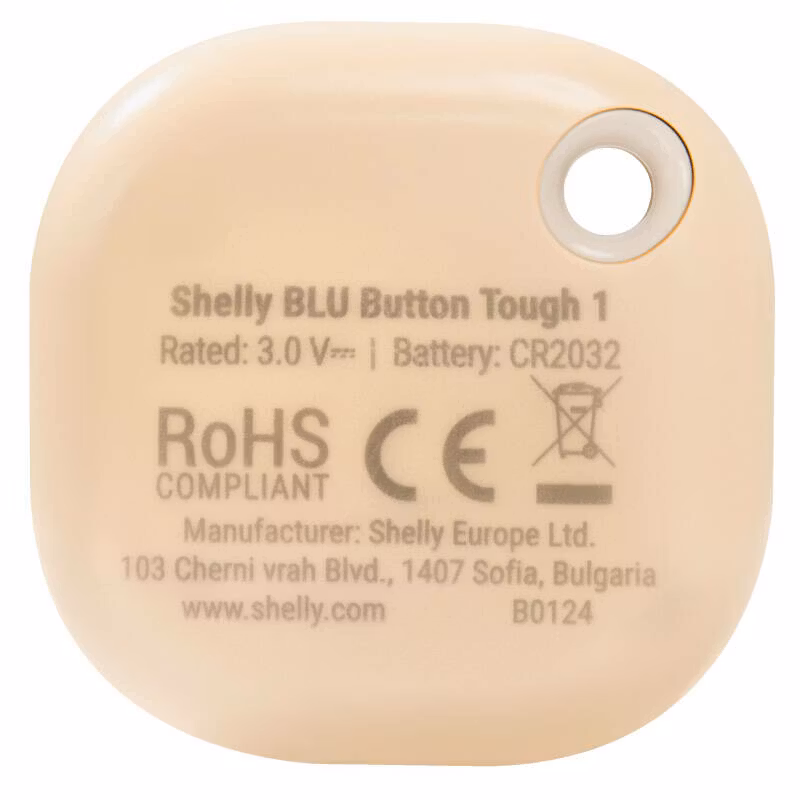Shelly Blu Knapp Tuff 1 åtgärds- och sceneringsknapp Beige