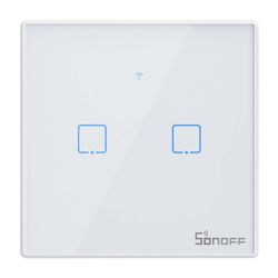 Smart Switch WiFi + RF 433 Sonoff T2 EU TX (2-channel) updated