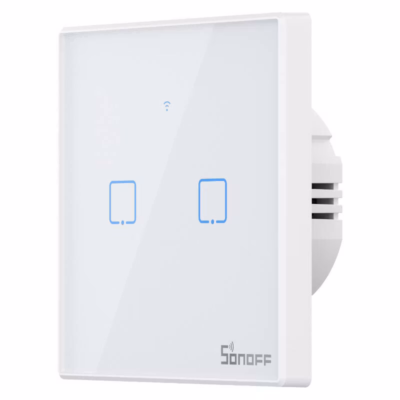 Smart Switch WiFi + RF 433 Sonoff T2 EU TX (2-channel) updated