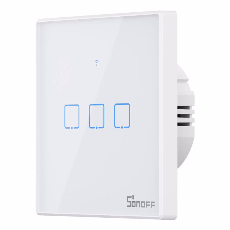 Sonoff Smart Switch WiFi RF 433 T2 EU TX (3-channel) Uppdaterad