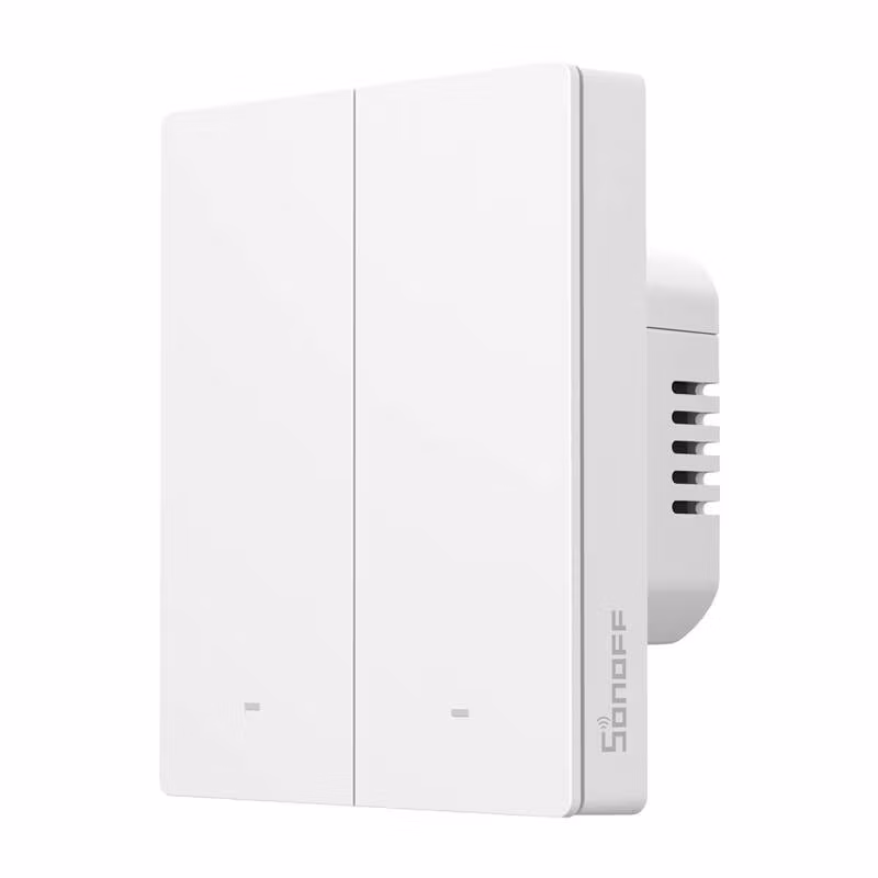 M5-2C-80W WiFi Matter smart wall switch (2-channel, for frame)