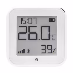Shelly H&T gen3 temperatur- och luftfuktighetssensor Vit