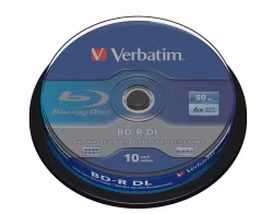 BD-DL 6x CB 50GB Verbatim 10 pieces