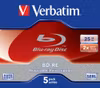 BD-RE 2x JC 25GB Verbatim white Blue 5 pieces