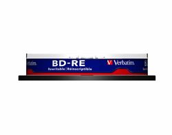 BD-RE 2x CB 25GB Verbatim white Blue 10 pieces