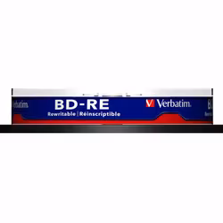 BD-RE 2x CB 25GB Verbatim white Blue 10 pieces