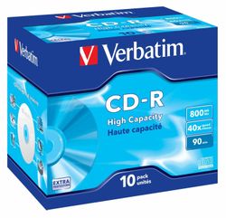Verbatim CDR 40x JC 800MB 10-pack