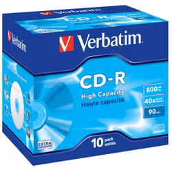 Verbatim CDR 40x JC 800MB 10-pack
