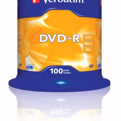 DVD-R 16x CB 4,7GB Verbatim 100 pieces