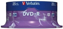 Verbatim DVD+R 16x CB 4,7GB Verbatim 25 pieces