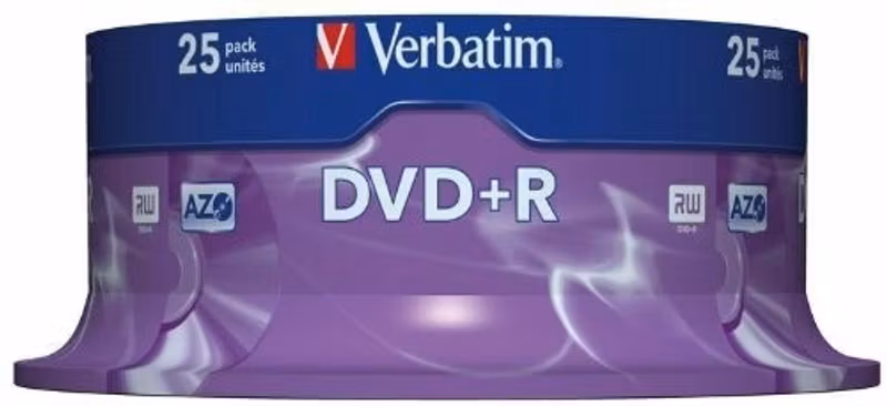 Verbatim DVD+R 16x CB 4,7GB 25-pack