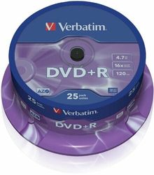 Verbatim DVD+R 16x CB 4,7GB Verbatim 25 pieces