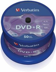 DVD+R 16x CB 4,7GB Verbatim 50 pieces