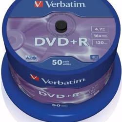 DVD+R 16x CB 4,7GB Verbatim 50 pieces