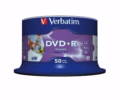 DVD+R 16x CB 4,7GB Verbatim Pr. 50 pieces