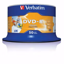 DVD-R 16x CB 4,7GB Verbatim Pr. 50 pieces