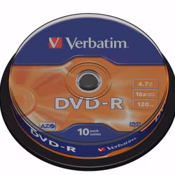 DVD-R 16x SP 4,7GB Verbatim 10 pieces