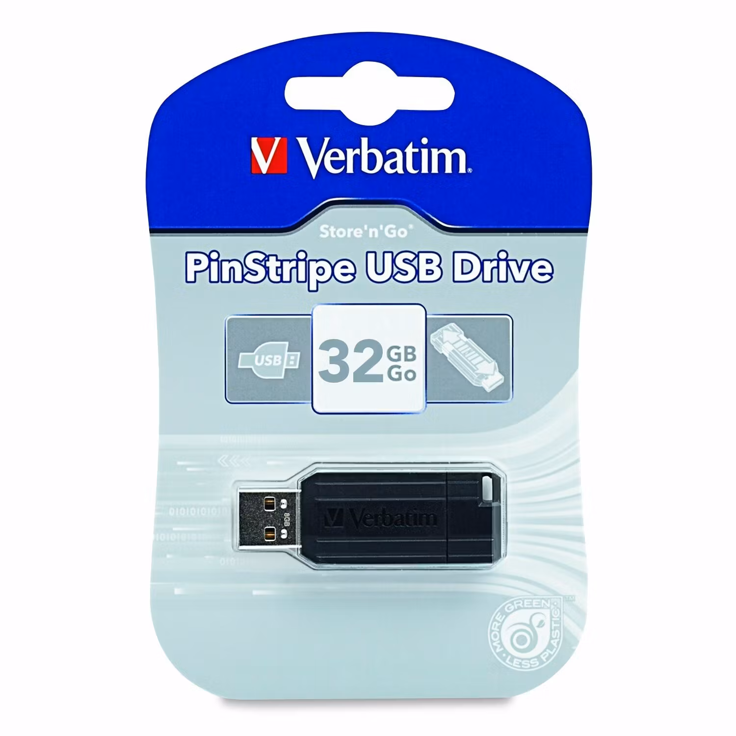 Verbatim USB 32GB 8/11 PStripe black